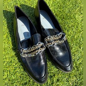 ✨Zara Leather Loafers